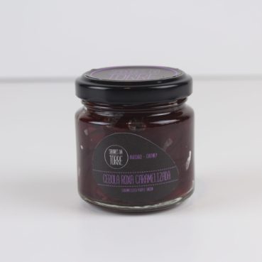 Karamellisiertes Chutney mit roten Zwiebeln