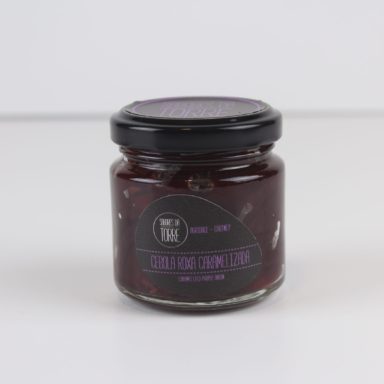 Karamellisiertes Chutney mit roten Zwiebeln