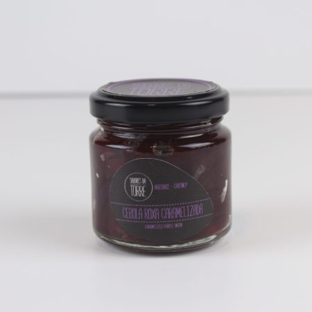 Karamellisiertes Chutney mit roten Zwiebeln